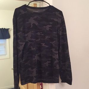 Express long sleeve camo shirt